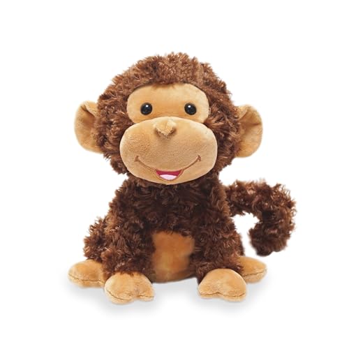 Cuddle Barn - Crackin' Up Coco | Super Soft Animated Twirling Moving Monkey Stuffed Animal Plush Toy | Spins Around Making Monkey Sounds, 10 Inches