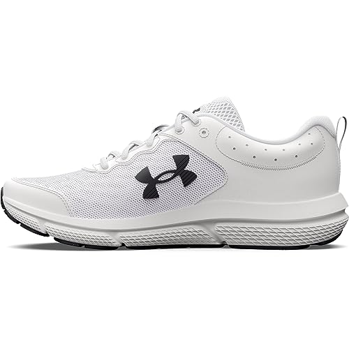 Under Armour Women's Charged Assert 10, (104) White/White/Black, 9.5, US