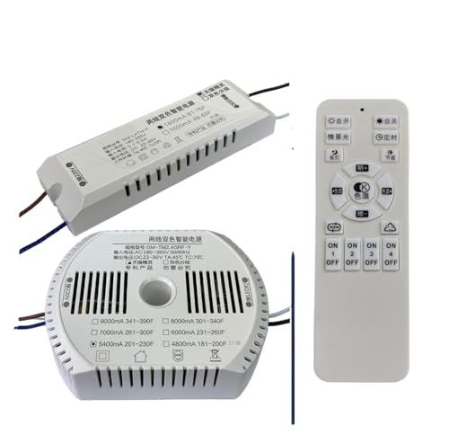 Nordic Chandelier Power Driver 24V Parallel Two-Wire Dual-Tone Light Remote Control Power Driver(3000m(withremotecontrol))