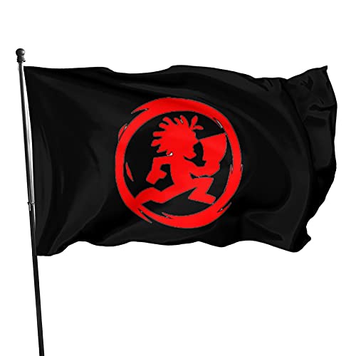 VAHTU Insane Clown Posse Logo Circle 3x5ft Garden Flag, Home Flag, Outdoor Lawn Decoration Banner