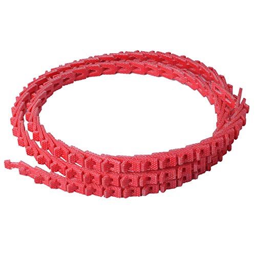 5FT Power Twist V Belt 1/2-Inch x 5 Feet A Type, Adjustable Link Drive V-Belt Perfect for Wood Lathes, Table Saws, Bandsaws,Benchtop Drill Press and Agricultural Machinery Repairs