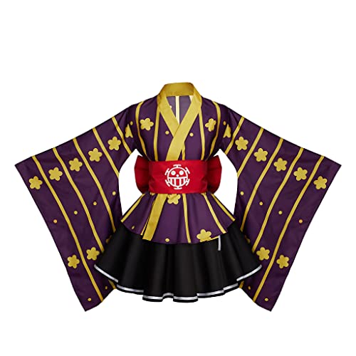Saniplaycos Anime Lolita Kimono Dress Cosplay Costume Outfits Halloween Carnival Suit for Women