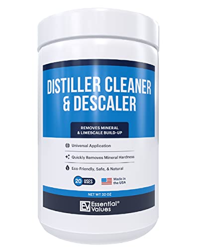 Citric Acid Powder Cleaning for Water Distillers - Bulk 2 LBS Universal Descaler for Distilling Machines, Kettles & More - Remove Limescale & Mineral Buildup Fast - For Waterwise & Other Brands