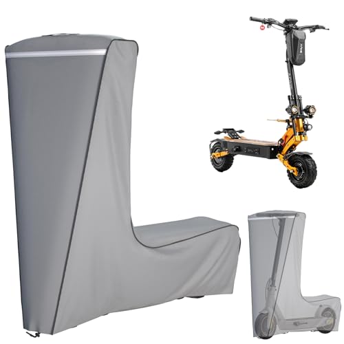 Electric Scooter Cover,1680D Heavy Duty Waterproof and Dustproof Oxford Cloth, UV Resistant & Anti-Scratch, Includes Storage Pouch,A Better Fitting Electric Scooter Cover (54x8x52)