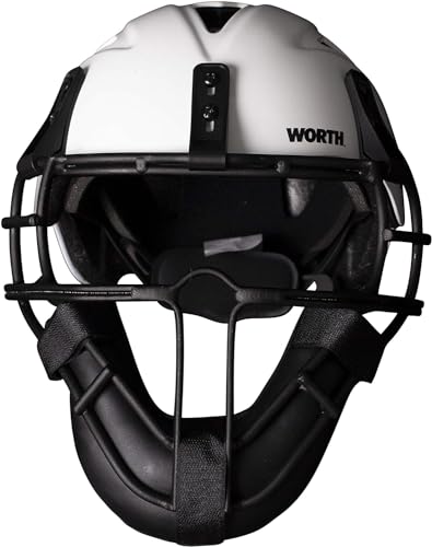 Worth | LEGIT Slowpitch Softball Pitcher's Mask | White