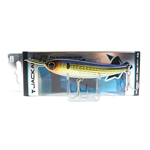 JACKALL Minnow Riser Bait 008, 3.1 inches (80 mm), 0.7 oz (21.7 g), Pike Konoshiro Lure