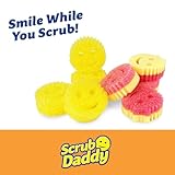 Scrub Daddy 4 Scrub Daddy Sponges & 4 Scrub Mommy Kitchen Sponges - Scratch-Free for Dishes & Multipurpose Cleaning - BPA Free & Made with Polymer Foam - Stain & Odor Resistant (8 Pack)