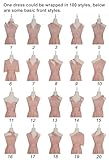 Edaydress One Size Fits Most of Body Shapes Multi Colors Options with Bandeau Slit, Greek Goddess Dress, Bridesmaid Dress