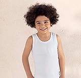 Brix Boys Undershirt Tank Top - Tagless 100% Cotton Super Soft 4 Pack Novelty.