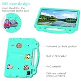 AKABEILA Compatible with Honor Pad X9/Honor Pad X8 Pro 11.5(2023) Tablet Case, Kids Friendly Universal Lightweight Shockproof Protective Case with Shoulder Strap & Stand Handle Mint Green