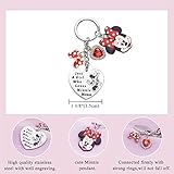 Minniemouse Stuff Mouse Keychain Cartoon Gifts For Teen Girls Daughter Women Birthday Gift Keychains