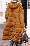 PRETTYGARDEN Winter Coats For Women 2025 Warm Full Zip Sherpa Fleece Long Puffer Jackets Outerwear (Brown,XX-Large)