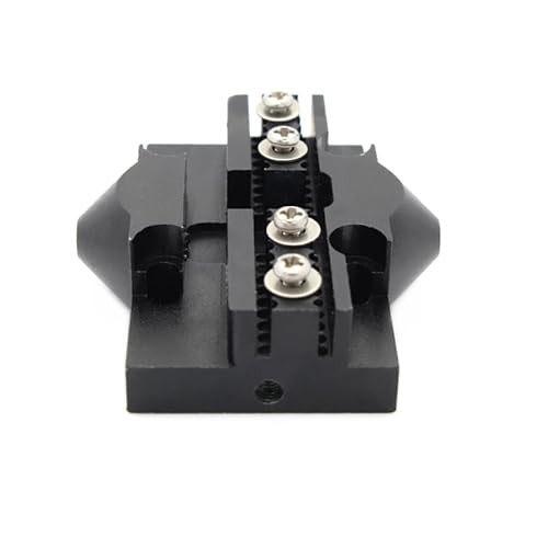 3D Printer Aluminium Slide M3 Tackle 20 * 20mm Effector for Re-prap for De-lta for Ko-ssel mini Carriage Work with Closed Loop Belt