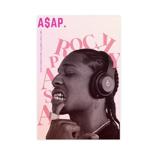 A$AP Poster Rocky RAP HD Print Music Canvas Posters for Room Aesthetic Wall Art Bedroom Decor 367