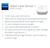 YoLink LoRa Smart Water Leak Protection System, Including 3/4" Commercial Grade Smart Motorized Stainless Steel Valve, (3) Water Leak Sensors, Hub: Up to 1/4-Mile Range, IFTTT, Alexa, Home Assistant