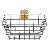 4-pack E-Track, Bolt-on Wall Mount Wire Basket, w/Bolt-on Option | Super Easy Portable Trailer Organizing Storage Pail | Useful Organization Bin for Trucks and Warehouses