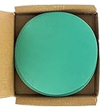 Dura-Gold Premium 5" Green Film Sanding Discs - 1000 Grit (Box of 50) - Hook & Loop Backing Sandpaper Discs for DA Sanders, Finishing Extra Fine Cut Abrasive - Sand Automotive Paint, Woodworking Wood