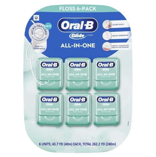 Oral-B Glide All-In-One Mint-Flavored Floss, 6 pk.