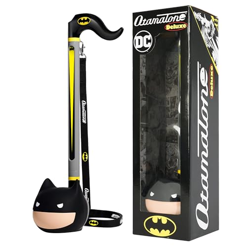 Otamatone Deluxe Batman Electronic Musical Instrument for Adults Portable Synthesizer Digital Electric Music from Japan by Maywa Denki Cool Stuff Gifts [English Instructions]