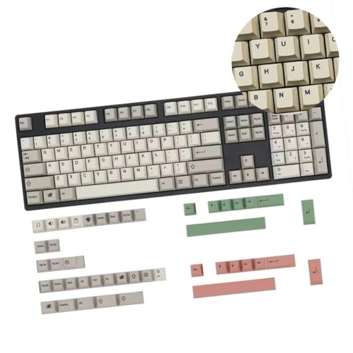 149 Key Retro Keycap Set English/Korean/Japanese/Russian for Mechanical Keyboards Improved Typing Efficiency