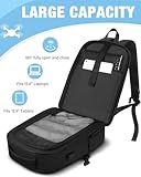 PEKREWS DJI Mini 3 Case, DJI Mini 4 Pro Case, Large Capacity Mini 3 Backpack Fits 15.6 Inch Laptop, Waterproof Hard Carrying Case for DJI Mini 4 Pro, Sturdy Travel Mini 3 Bag for Drone Accessories