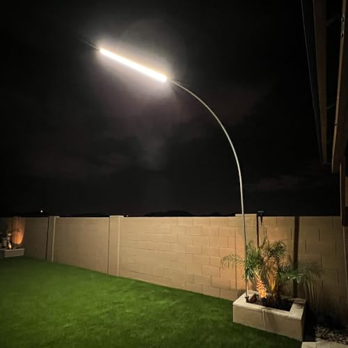 ALTA Light - Outdoor Portable Wired (AC) Light - 6300 Lumen LED Portable Light - 13' Height and 6' Overhang w/ 20'x20' Coverage - All Purpose Portable Light Pole