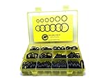 Hydraulic O-Ring Kit BOSS ORB Fittings 245 Pieces (12 Common Sizes) SAE 900 Series Buna-N 90 Durometer