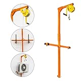 Air Conditioner Lifting Device, Lifting Tool Air Conditioner, with Hanger and Pulley for Air Air Conditioner Crane Installation, Pulley and 15m Ropes