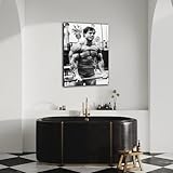 Franco Columbu Bodybuilder Poster 1 Canvas Painting Posters And Prints Wall Art for Living Room Bedroom Decor 12x18inch(30x45cm)