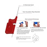 SDK08 Test Clip, Ultra Small Clip Chip Foot Clip Micro IC Clamp for SOIC TSSOP TSOP SSOP MSOP PLCC QFP TQFP LQFP SMD IC Test Chip