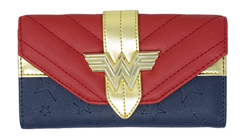 DC Comics Wonder Woman Quilted Flap Wallet