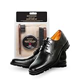 Rochester Premium Shoe Care Kit, Leather Shoe Care Kit with Black Shoe Polish, 100% Horsehair Dauber, 100% Horsehair Shoe Brush, and Soft Flannel Polishing Cloth, Shoe Accessories