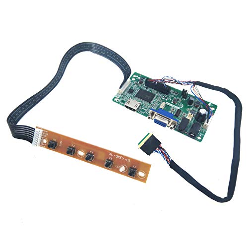 Orange Juice LP156WF6 eDP LCD Panel Control Board Driver Kit 1080P VGA HDMI Video 3.5mm Audio Input