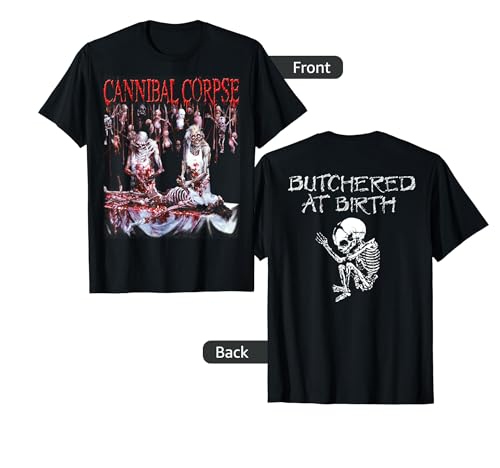 Cannibal Corpse- Official Merchandise - Butchered At Birth T-Shirt