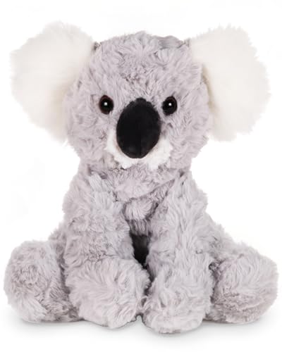 Bearington Sydney Plush Koala Stuffed Animal, 10.5 Inches Gray