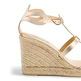 Castañer Limited edition x Ancient Greek Sandals. Tinos espadrilles in cowhide leather. - Women, Platinum, 8