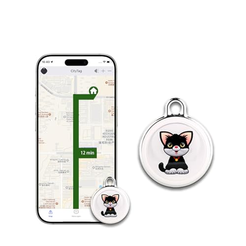 GPS Tracker for Vehicles, Mini Portable Wireless Hidden Tracker with Global Coverage, for Vehicles, Pets, Elderly, Children, No Monthly Fee