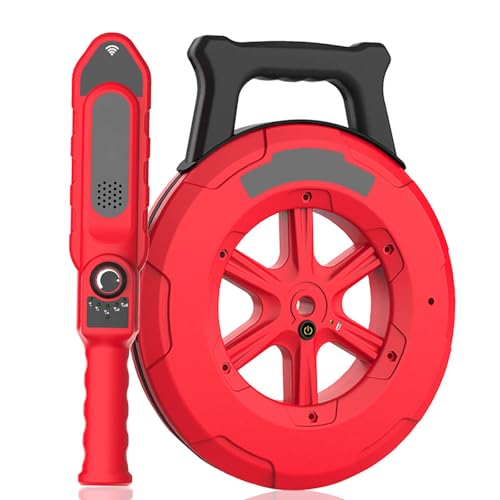 WGFXYBFY Pipe Blockage Detector, Water Pipe Locator Underground Diagnostic Tool Wall Scanner for PVC Metal Water Pipes Pipeline Blocking Clogging Scanner,40m