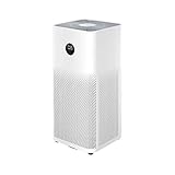 Xiaomi Mi Air Purifier 3H, True HEPA H13 3-Stage Filter System Removes 99.97% of Pollutants as small as 0.3 microns, Smart Home Integration, Whisper Quiet, Just 0.9KW/day, OLED Touch Display