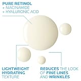 La Roche-Posay Pure Retinol Face Serum with Vitamin B3, Anti Aging Face Serum for Lines, Wrinkles & Premature Sun Damage to Resurface & Hydrate, Suitable for Sensitive Skin, 1.0 Fl. Oz