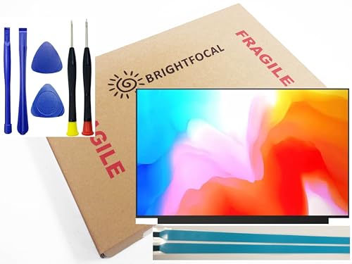 BRIGHTFOCAL New Screen Replacement for Asus TUF Gaming A15 TUF506IU-BS71-CB 40pin 144Hz 15.6 FHD Full-HD IPS Non-Touch 1920 x 1080 1080p Matte LCD LED Display with Tape and Tool