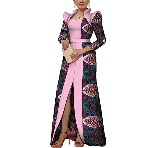 African Clothing for Women Long Sleeve Dashiki Maxi Long Dresses Party Wedding Wear Fashion Lady Robe African Dresses Large