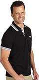 BOSS Green Men's Paddy Polo Shirt, Black, L