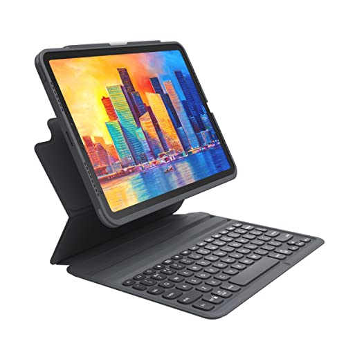 ZAGG Pro Keys Detachable Case and Wireless Keyboard for Apple iPad 11" (A16)/ 10.9 10th GEN, Multi-Device Bluetooth Pairing, Backlit Keyboard, Apple Pencil Holder, 6.6ft Drop Protection, Lightweight