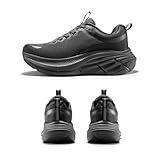 NORTIV 8 Women's Walking Shoes Cushion Comfortable ActiveBreeze Running Tennis Shoes Non-Slip Workout Gym Sports Athletic Breathable Fashion Sneakers,Size 8,All Black,SNWS248W