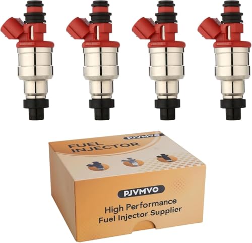 OE 2.4L 22re Fuel Injectors,Compatible with/Toyota 2.4 Pickup & 4Runner 1989-1995 |2 Holes| |Set of 4| |# 23209-35040 |