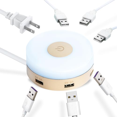 Ultra-Fast 6-Port USB Charging Hub QC 3.0 Technology - Universal Compatibility Android & iOS Devices, Cell Phones, Smart Watches-The Charging Station.
