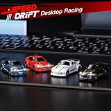 1/64 Scale Drift RC Car,Mini RC Sports Car 2.4Ghz with Gyro Mini Racing Drift Racing Remote Contrl Car Model Toys Hobby Gift for Adults and Kid (White)