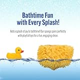 Baby Buddy Natural Wool Sea Sponge, Newborn Bath Time Essential, Ultra Soft for Delicate Skin, Hypoallergenic and Biodegradable, 2 Pack