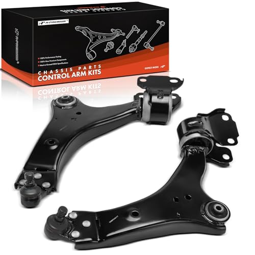 A-Premium 2 x Front Lower Control Arm, with Ball Joint & Bushing, Compatible with Volvo XC60 2010-2017